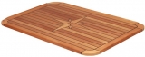 Teak Tischplatte Classic soft Abmessung 58x90cm Teak Tischplatte Classic soft Abmessung 58x90cm