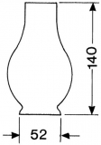 Hutslingerlampe Petroleum mit Qualmfänger