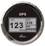 Silverline GPS Tachometer digital WEMA schwarz Silverline GPS Tachometer digital WEMA schwarz
