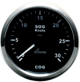 Silverline GPS Tachometer WEMA 30kn - 54km/h schwarz Silverline GPS Tachometer WEMA 30kn - 54km/h schwarz