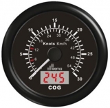 GPS Tachometer WEMA Serie Black White schwarz Beschreibung 60kn - 110km/h GPS Tachometer WEMA Serie Black White schwarz Beschreibung 60kn - 110km/h