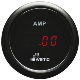 Amperemeter Kit WEMA Serie Black White schwarz Amperemeter Kit WEMA Serie Black White schwarz