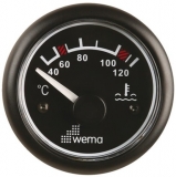 Wassertemperatur Anzeige WEMA Serie Black White schwarz Wassertemperatur Anzeige WEMA Serie Black White schwarz