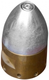 Riva Propeller Anode Serie MTF mit Bohrung shaft 35-50mm Zink 24x2mm Riva Propeller Anode Serie MTF mit Bohrung shaft 35-50mm Zink 24x2mm