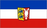 Flagge Schleswig Holstein 400 x 600mm mit Wappen Flagge Schleswig Holstein 400 x 600mm mit Wappen