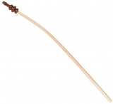 Flaggenstock mit Zierknopf Esche, lackiert gebogene Ausführung Länge 125cm Flaggenstock mit Zierknopf Esche, lackiert gebogene Ausführung Länge 125cm