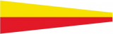 Signalflagge 7 SEVEN 25 x 88cm Signalflagge 7 SEVEN 25 x 88cm