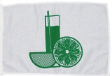 Cocktailflagge grün 30 x 45cm Cocktailflagge grün 30 x 45cm