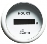Betriebsstundenzähler WEMA Serie Black White weiß Betriebsstundenzähler WEMA Serie Black White weiß