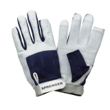 Segel-Handschuhe XL - Kalbsleder, Daumen und Zeigefinger ohne Kuppen