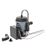 Johnson Aqua Void Kartuschen-Bilgepumpe Automatisch Ultima Combo 500 ghp, 12V