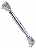 Wantenspanner 2 Gabeln Tauwerk 3mm Gewinde M6 Wantenspanner 2 Gabeln Tauwerk 3mm Gewinde M6