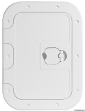 Inspektionsluke, 280x380 mm, weiß, mit Antirutschhaftung Inspektionsluke, 280x380 mm, weiß, mit Antirutschhaftung