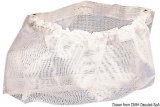 Seitenablage aus robustem weißem Segeltuch 240x390 mm Seitenablage aus robustem weißem Segeltuch 240x390 mm