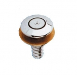 Entlftungsnippel verchromtes Messing  16mm gerade Ausfhrung