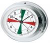 Quarzuhr mit Wecker von Star verchromt Gehuse 110x32 mm