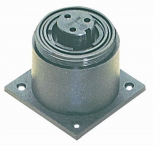 3polig Buchse hoch, weiblich 10A zugelassen gem�� NATO Norm