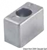 Anode für Außenborder Evinrude/Johnson 46x34x23mm Zink Anode für Außenborder Evinrude/Johnson 46x34x23mm Zink