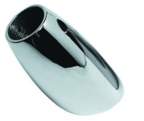 Relingstützenhalter, stumpf-oval, rostfreier Edelstahl AISI 316, 60° Neigung, für Rohre ø 25mm Relingstützenhalter, stumpf-oval, rostfreier Edelstahl AISI 316, 60° Neigung, für Rohre ø 25mm