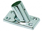 Relingverbindungsstück, rechteckig, 60°, Rohr ø 22mm Relingverbindungsstück, rechteckig, 60°, Rohr ø 22mm