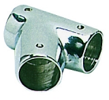Relingverbindungsstück, Y-Form, 60°, Rohr ø 25mm Relingverbindungsstück, Y-Form, 60°, Rohr ø 25mm