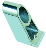 Handlaufstütze, verchromtes Messing, Mittelstück für Rohr ø 22mm Handlaufstütze, verchromtes Messing, Mittelstück für Rohr ø 22mm