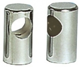 Mittelstütze aus verchromtem Messing für Rohre ø 30mm Mittelstütze aus verchromtem Messing für Rohre ø 30mm