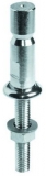 Halter aus Edelstahl zum Einbau in die Relingstütze 30x2mm Halter aus Edelstahl zum Einbau in die Relingstütze 30x2mm