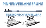 Pinnenverlngerung Aussenborder Stoppknopf teleskop Ausfhrung 60-100 cm