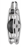 Sprenger 6mm Gleitlagerblock mit 1 Rolle, Bügel und Hundsfott Sprenger 6mm Gleitlagerblock mit 1 Rolle, Bügel und Hundsfott