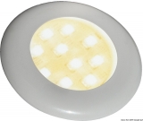 Einbau-Deckenleuchte Modell Nova 2 mit 9 LEDs, Außenmaterial ABS weiß Einbau-Deckenleuchte Modell Nova 2 mit 9 LEDs, Außenmaterial ABS weiß