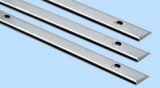 Halbrundes Profil aus Inox Stahl AISI 316, Hochglanzpoliert 10 mm