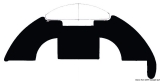 Basisleiste aus weißem PVC Höhe 45mm Basisleiste aus weißem PVC Höhe 45mm