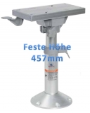 Sockel und Standfuß aus Eloxal + Sitzhalterung mit drehbarem Schlitten Feste Höhe 457mm Sockel und Standfuß aus Eloxal + Sitzhalterung mit drehbarem Schlitten Feste Höhe 457mm