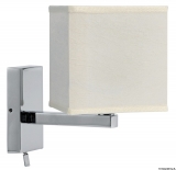 Schwenkbare Wandlampe FORESTI E SUARDI aus verchromtem Messing für die Koje Schwenkbare Wandlampe FORESTI E SUARDI aus verchromtem Messing für die Koje