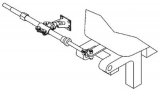 Teleflex Spiegel-Halterung seewasserfestem NIRO Stahl Teleflex Spiegel-Halterung seewasserfestem NIRO Stahl