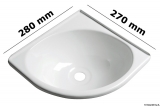 Eckspüle Eckwaschbecken aus hitzegeformtem weißem ABS Eckspüle Eckwaschbecken aus hitzegeformtem weißem ABS