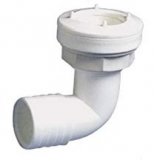 Zulauf für flexible Wassertanks, 90° auf 38mm Schlauchanschluss Zulauf für flexible Wassertanks, 90° auf 38mm Schlauchanschluss