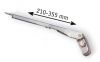 Niro Scheibenwischerarm verstellbar 210 bis 350mm fr Allpa 078300S und Allpa 078301S