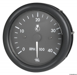 Drehzahlmesser Diesel 0-4000 Umin Linie GUARDIAN Anzeige schwarz Blende schwarz 24V Drehzahlmesser Diesel 0-4000 Umin Linie GUARDIAN Anzeige schwarz Blende schwarz 24V