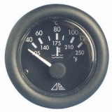 Temperaturanzeige Anzeige schwarz Blende schwarz Typ H2o 40-120 24V