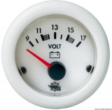 Voltmeter Anzeige weiß Blende weiß Spannung 20/32V Voltmeter Anzeige weiß Blende weiß Spannung 20/32V