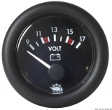 Voltmeter Anzeige schwarz Blende schwarz Spannung 10/16V Voltmeter Anzeige schwarz Blende schwarz Spannung 10/16V